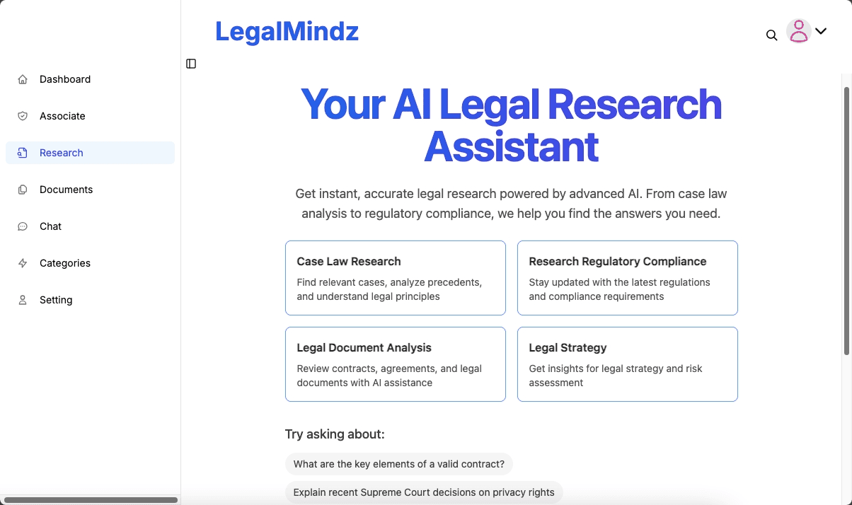 LegalMindz Platform